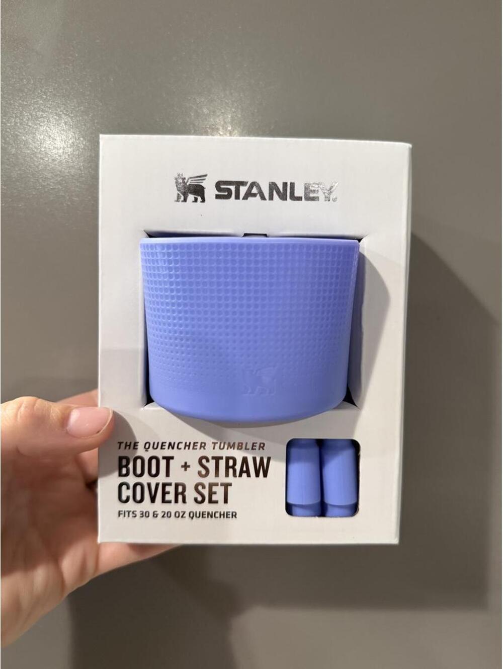 Stanley The Quencher Tumbler Boot + Straw Cover Set in Blue
